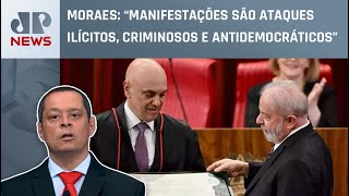 Alexandre de Moraes: “Essa diplomação atesta a vitória da democracia”; Serrão comenta