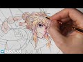 link breath of the wild 【watercolor speedpaint】