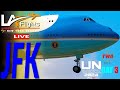 LIVE JFK: Air Force One at John F Kennedy Airport | UN WEEK Plane Spotting