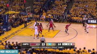 Houston Rockets vs Golden State Warriors - 1st Half Highlights | Game 1 | 2015 NBA Playoffs