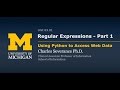 Regular Expressions   Part 1