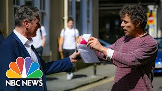 'Get Out Of My Pub!: Anti-Lockdown Pub Landlord Confronts U.K. Labour Party Leader | NBC News NOW