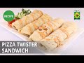 Pizza Twister Sandwich Recipe | Masala Mornings |  Shireen Anwar | Dessert