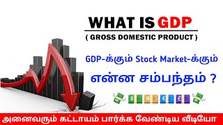 GDP Explained | What is GDP ? | How is GDP calculated ? | Tamil | Share Market Academy