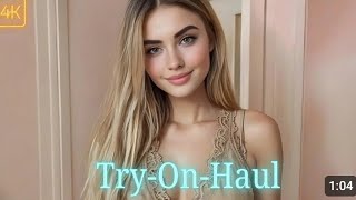 4k Transparent Haul /Try On Haul See Everything /Transparent Lingerie See through Try On New Trend