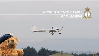 TRAINING: Grob 115E Tutor T1 RAF Leeming | Squadrons - NUAS \u0026 YUAS