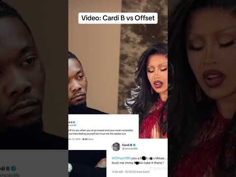 Cardi B Cries Over Offset On Live - YouTube