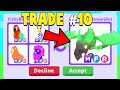 Trading for MEGA SHADOW DRAGON in 10 TRADES!