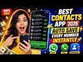 Best App to Auto Save WhatsApp Contacts Instantly (2026) 🚀