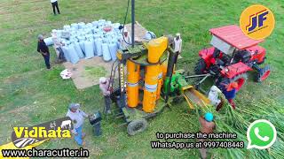 Vidhata Silopack -8D 4X4 60 KG DEMO -silage packing machines-Dairy Farm story-uttar pradesh