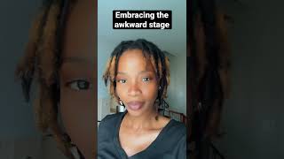 Embracing the awkward stage #locs #locqueen #locstyles #loccommunity #locjourney