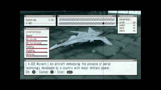 Ace Combat X2 Joint Assault - Aircraft Review \u0026 Showcase With All Colour Schemes (Part 4)