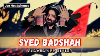 Syed Badshah Hussain | Slowed and Reverb | Nadeem Sarwar | Syed Badshah | 2023 #noha #ns2023 #slowed
