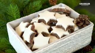 Zimtsterne für die Weihnachtsbäckerei