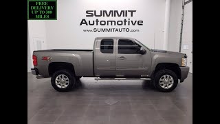 2013 CHEVROLET SILVERADO 2500 EXTENDED CAB GRAYSTONE METALLIC 1LT Z71 WALK AROUND REVIEW 12192Z SOLD