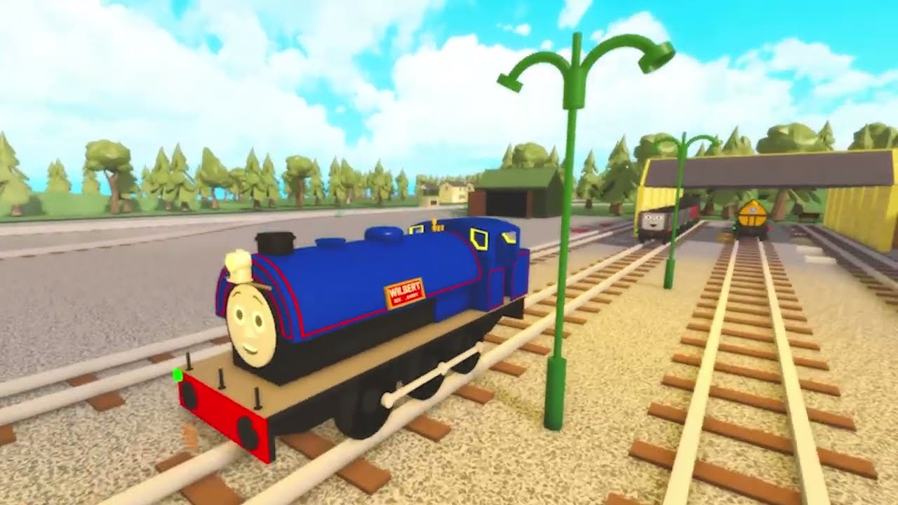 Wilbert Roblox Blue Train With Friends Train Simulator - YouTube