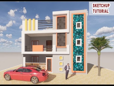 Sketchup 3d Building Tutorial Enscape Rendering Youtube
