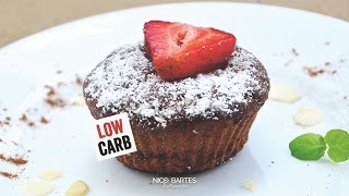 Einfaches Low-Carb Schoko-Muffin Grund-Rezept ohne Mehl