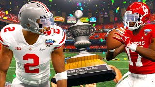 Best SUGAR BOWL of ALL TIME! Ohio State vs Oklahoma | NCAA 14 Dynasty College football revamped