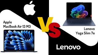 Apple MacBook Air 13 M3 vs Lenovo Yoga Slim 7x - spec review \u0026 comparison