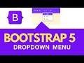 Bootstrap 5  Drop down menu