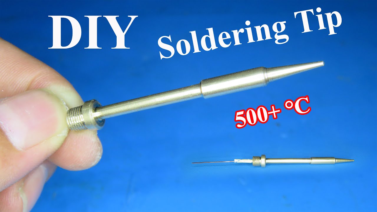 How To Make A Professional Soldering Iron Tip - YouTube