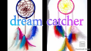 Diy dream catcher|| #ඉතාමත් පහසුවෙන් dream catcher එකක් හදමු