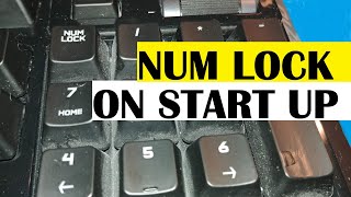 HOW TO ENABLE NUMBER PAD AT STARTUP WINDOWS 10