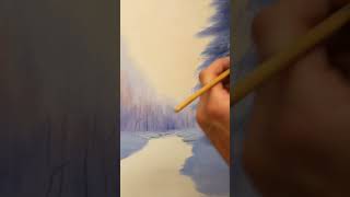 Painting Snow on Trees