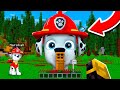 ENCONTRÉ LA CASA DE MARSHALL PAW PATROL EN MINECRAFT 😱