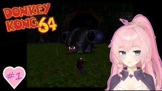 Your happy girl goes Bannana with DK!【Donkey Kong 64 - #1】