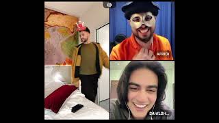 waliullah very funny tik tok live with Jerry and Reshma