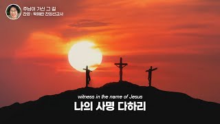 '주님이 가신 그 길(탁혜란詞,김순남曲)' - 탁혜란 찬양드림, The way Lord has gone