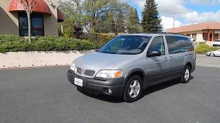 2000 Pontiac Montana 1 owner minivan video overview and walk around.