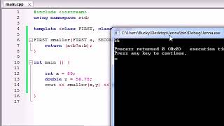 C++ Tutorials 59 function Templates with Multiple Parameters