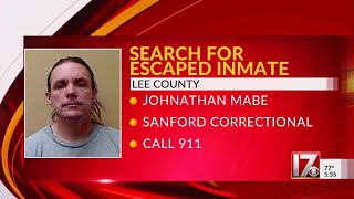 Inmate escapes Lee County jail