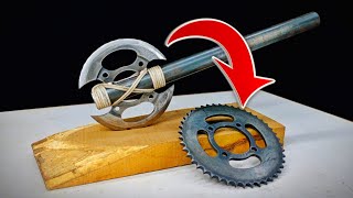 DIY - Create A Beautiful Axe From Bike Chain Sprocket