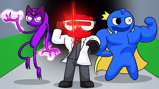 RAINBOW FRIENDS, But They're SUPERHEROES?! (Cartoon Animation)