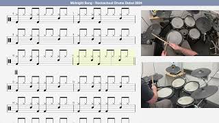 🥁 Midnight Song   Rockschool Drums Debut 2024