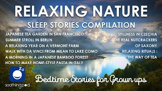 Bedtime Sleep Stories |💙 3 HRS Relaxing Nature Sleep Stories Compilation | Sleep Story for Grown Ups