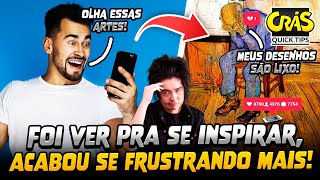 Não veja REDE SOCIAL para se inspirar para DESENHAR | Crás Quick Tips