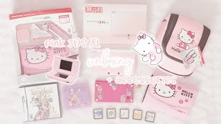 pink hello kitty 3DS XL ♡ sfw age regression ♡ unboxing