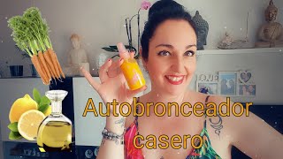 Autobronceador casero . Notaréis resultados al instante 🌅⛱️🌞🥕🍋