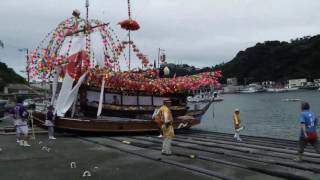 2016_07_27真鶴町　三大船祭り｢貴船まつり｣一日目[小早船水浮､鹿島踊り､神輿海上渡御等].wmv