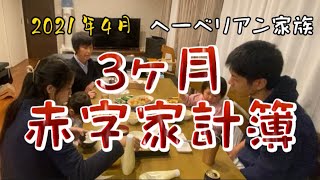 【家計簿】手取り9万 3ヶ月大赤字