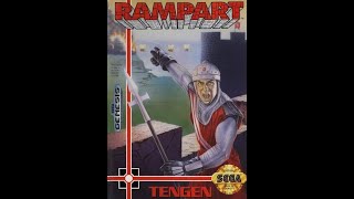 Rampart Sega Mega Drive Genesis Review