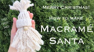 MACRAME SANTA | GNOME