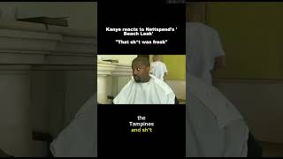 Kanye reacts to Nettspend's 'Beach Leak' 👀 "That sh*t was fresh" #kanyewest #nettspend #shorts