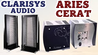 ARIES CERAT SETUP \u0026 CLARISYS AUDIO STUDIO PLUS LOUDSPEAKERS.