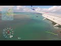 【landing ep9】a rainbow and the blue sea of miyakojima welcome you 〜 inflight video 〜